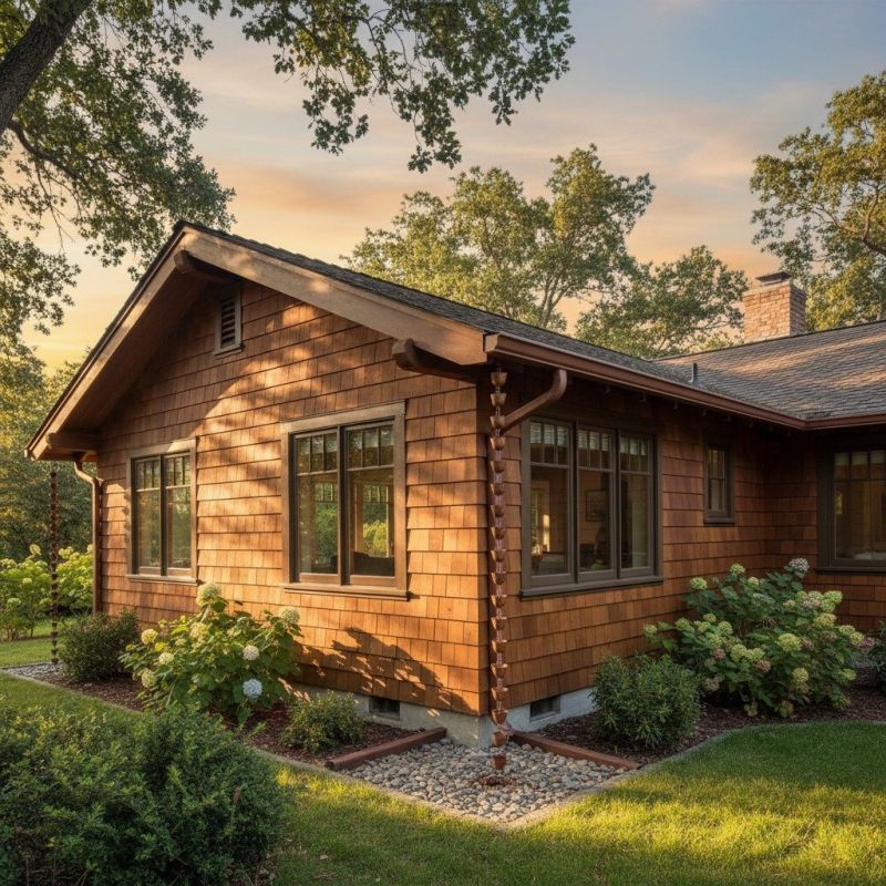 Wood Gutter Installation